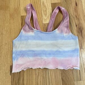 Spiritual Gangster Amor Crop Tie Dye Tank